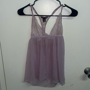 💕 Victoria's Secret Lilac Lace Babydoll Lingerie 💕